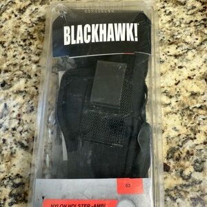 Black Nylon Holster with Belt Clip - Ambidextrous Carry